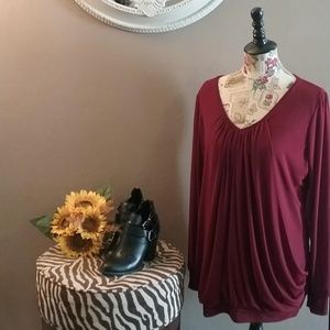 NWT Messic Long Sleeve Blouse- Size XL